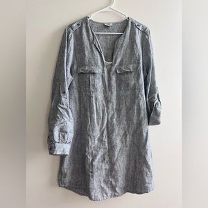 Joie Linen Dress with Slip Size Small